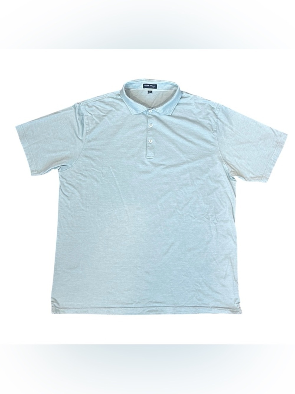 Peter Millar Crown Crafted Excursionist Flex Polo in Blue Spruce Men’s XL $165 - Picture 3 of 5